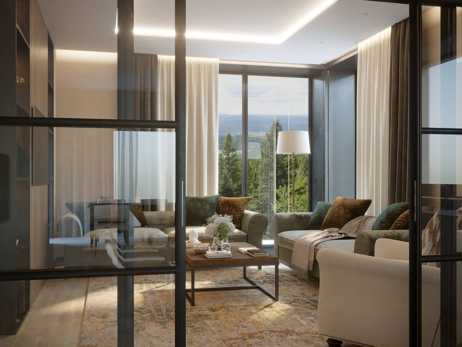 Дом в Веселом living room