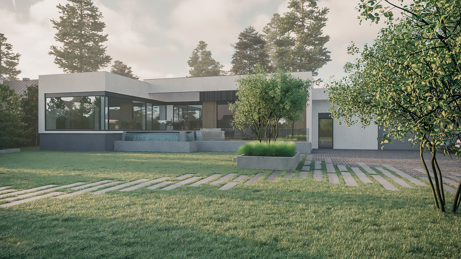 Дом с бассейном