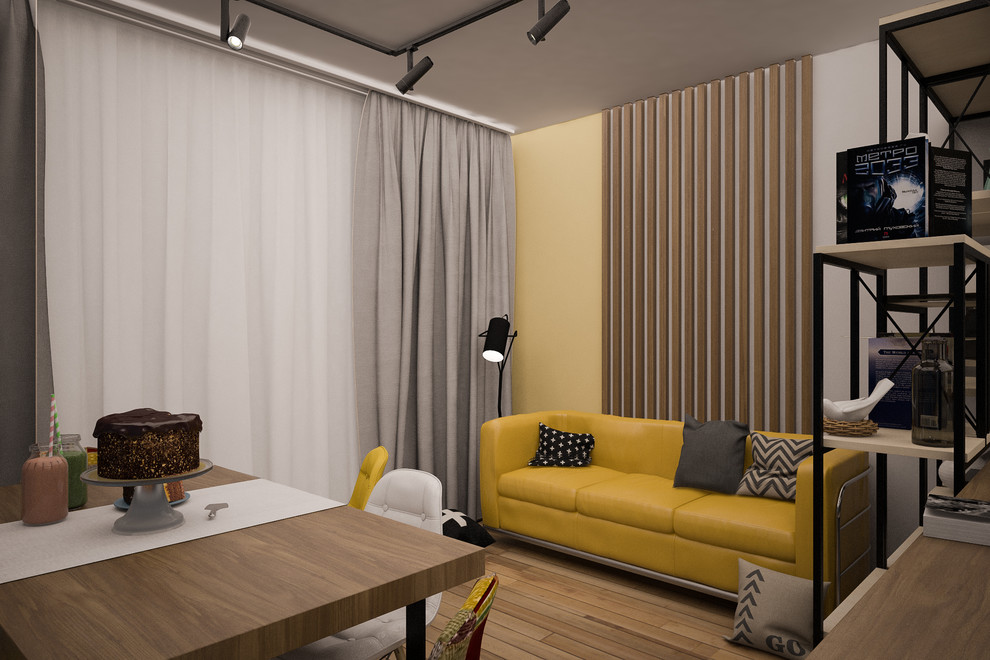 Кухня-столовая для молодой семьис одним ребенком