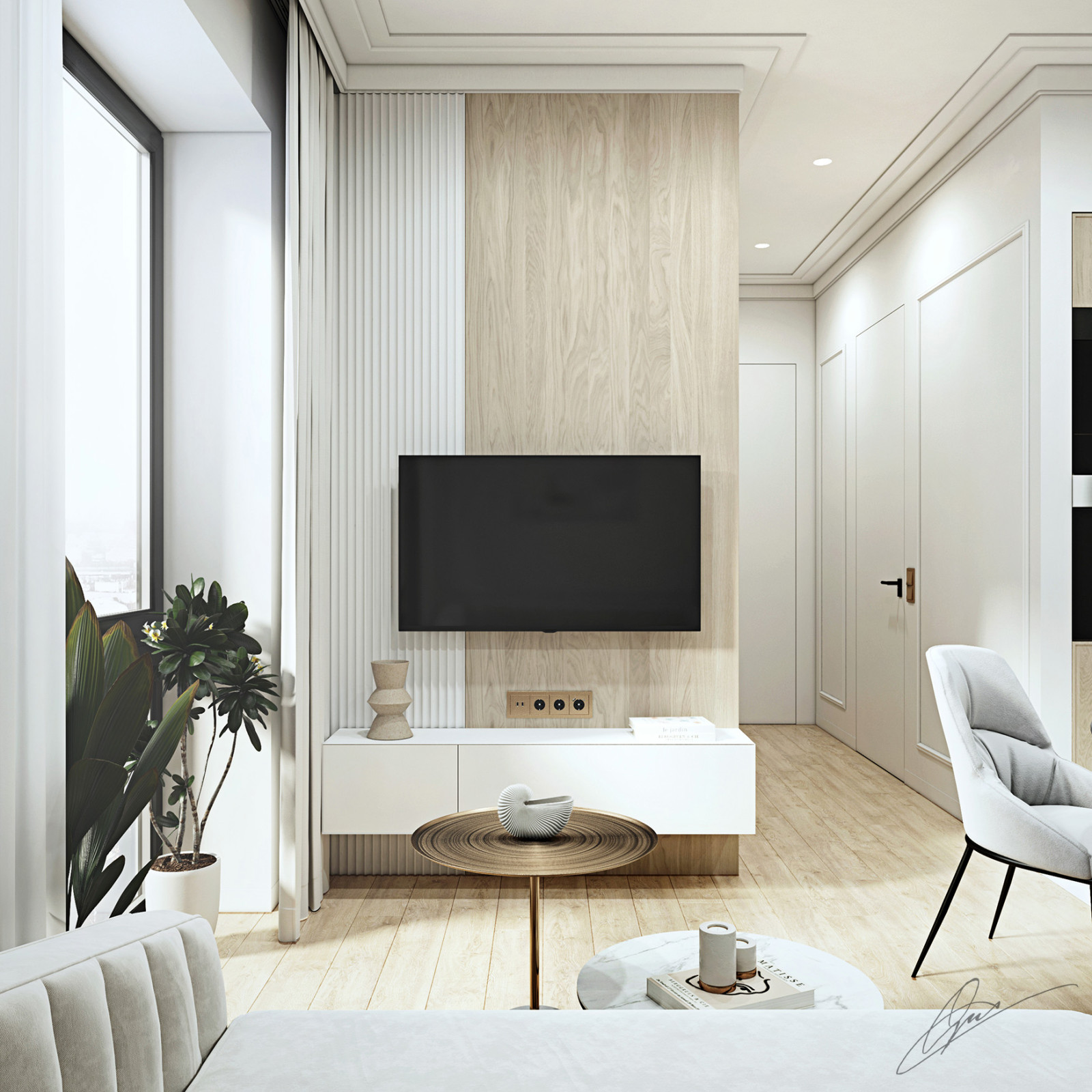 Трёхкомнатная квартира в ЖК "Discovery Park"