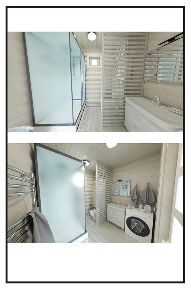 Загородный дом. Санузел.