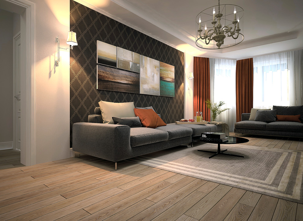 ГОСТИНАЯ С КАМИНОМ