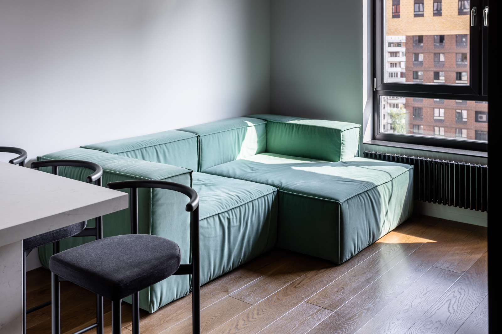 Современный интерьер квартиры 60 м2 в ЖК Академика Павлова 28