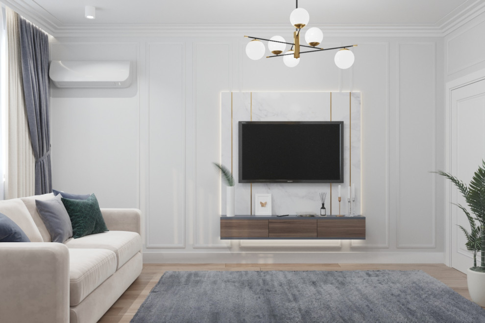 Обложка проекта: Интерьер гостиной в ЖК Суворов