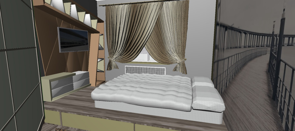 Спальня для молодой пары