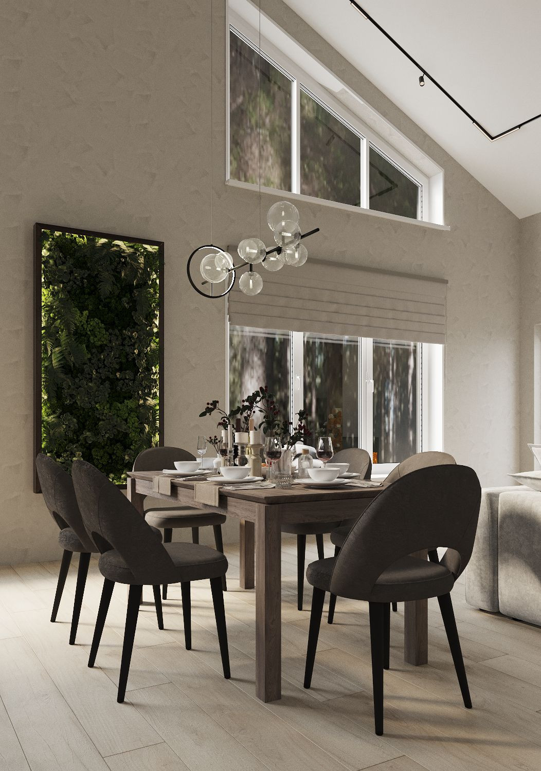 Гостинная в загородном доме