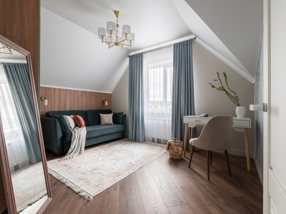 Двухэтажный дом с террасой площадью 170 м²