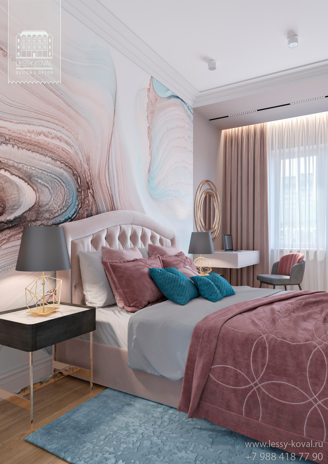 Море и фламинго