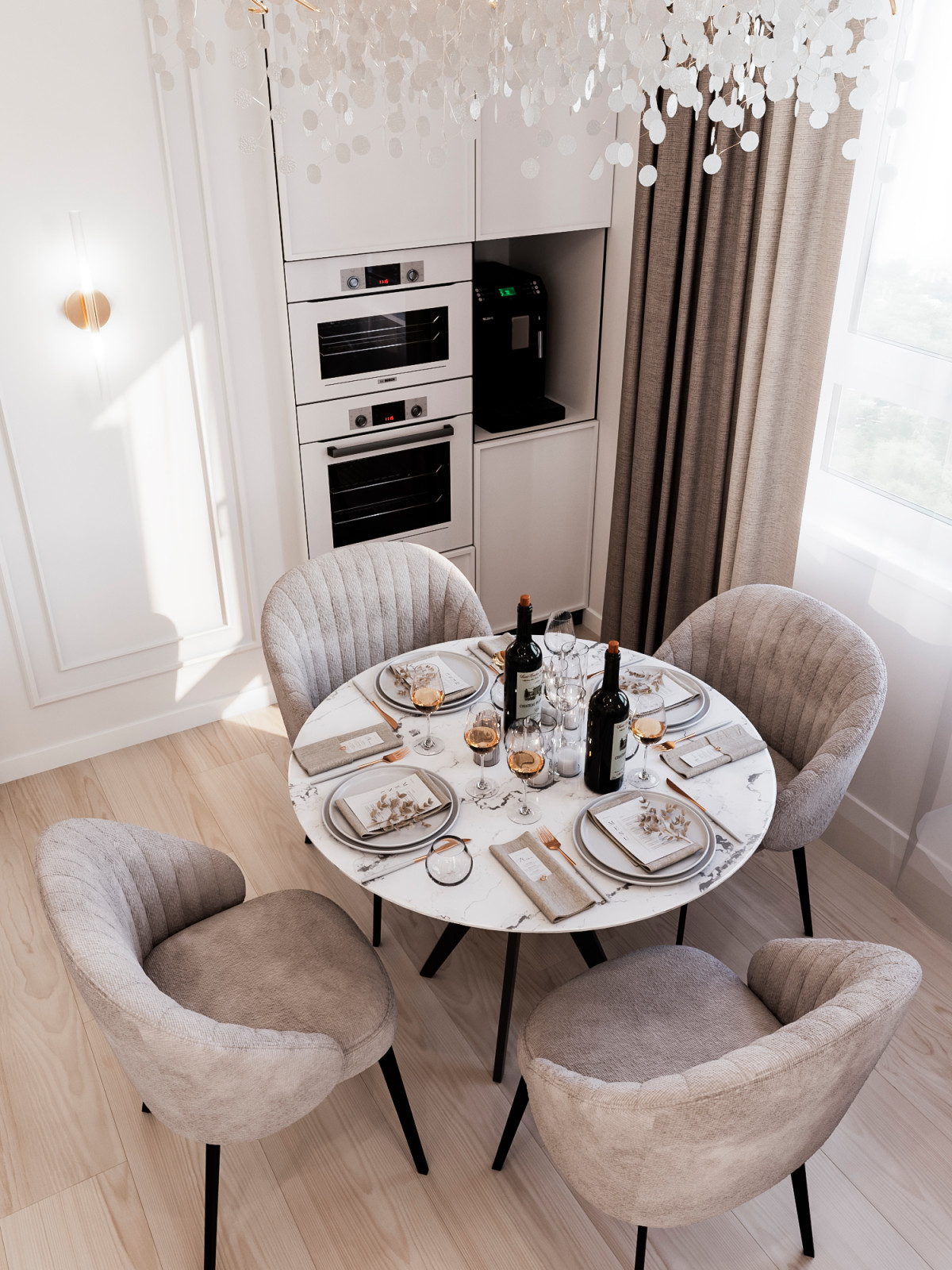 ДИЗАЙН ПРОЕКТ КВАРТИРЫ S=56,07 КВ.М.