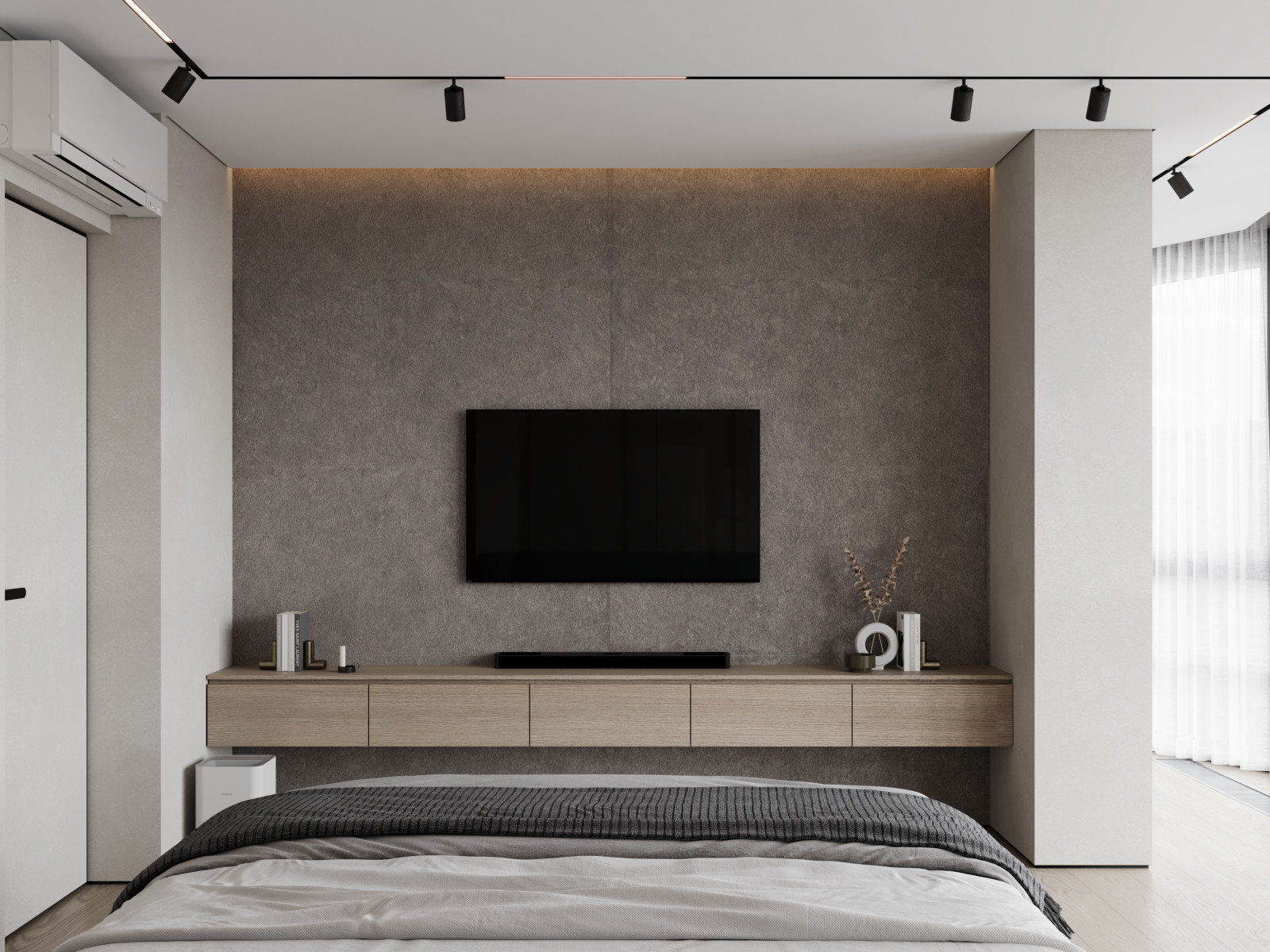 Интерьер квартиры с панорамными окнами