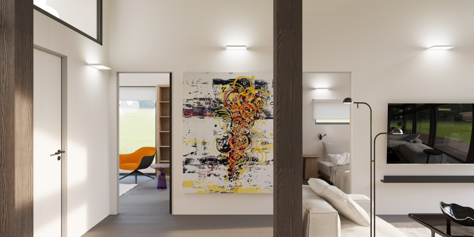 Дом-фахверк, юго-запад Подмосковья, 100 кв.м.