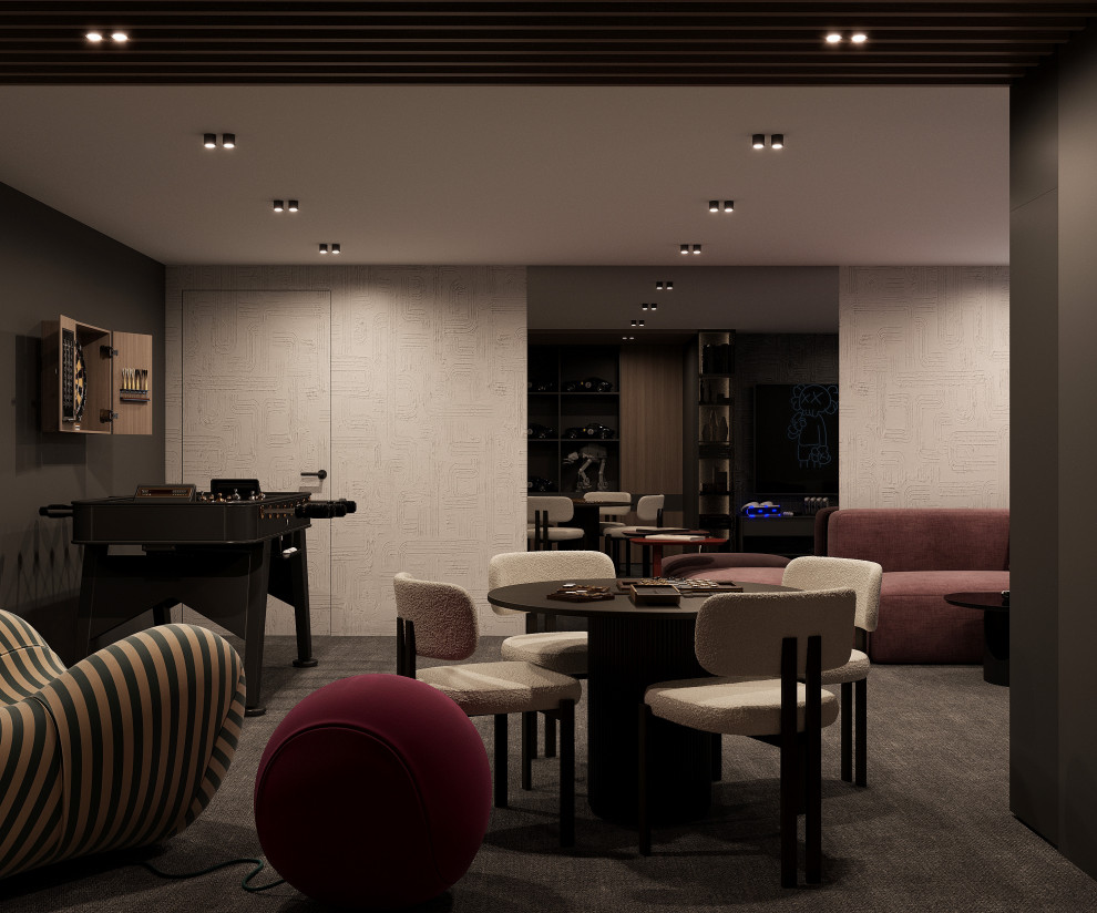 Цокольный этаж дома Тихая роскошь