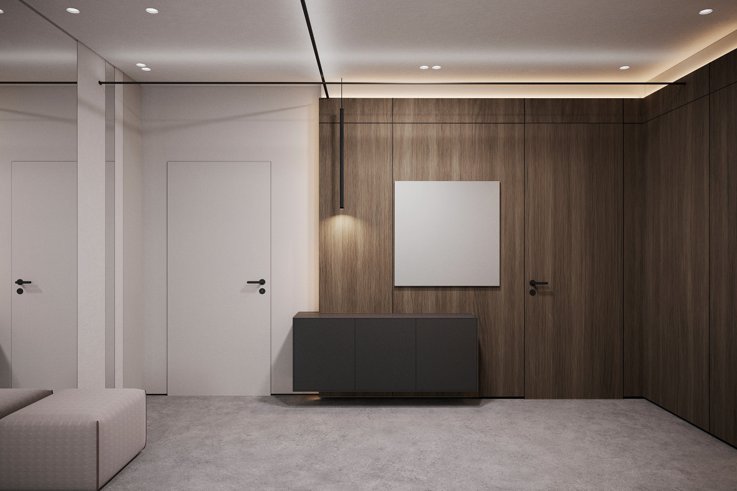 Обложка проекта: Квартира для семьи, которая любит природу и хоккей