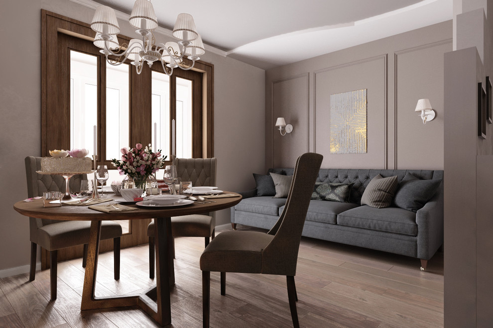 Квартира для девушки в лёгкой классике