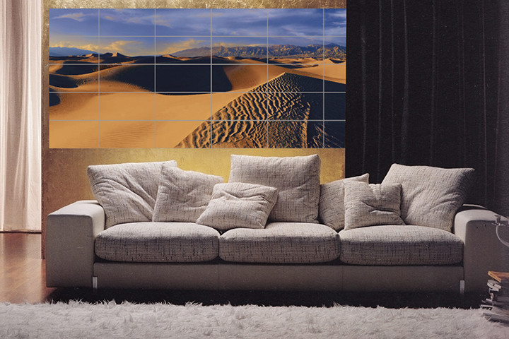 Фотоплитка для гостиной