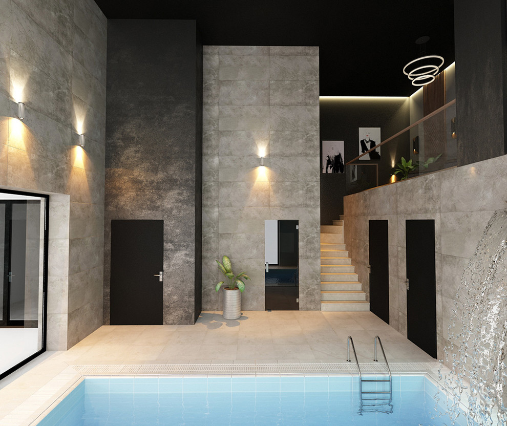 Обложка проекта: Проект зоны бассейна в частном доме