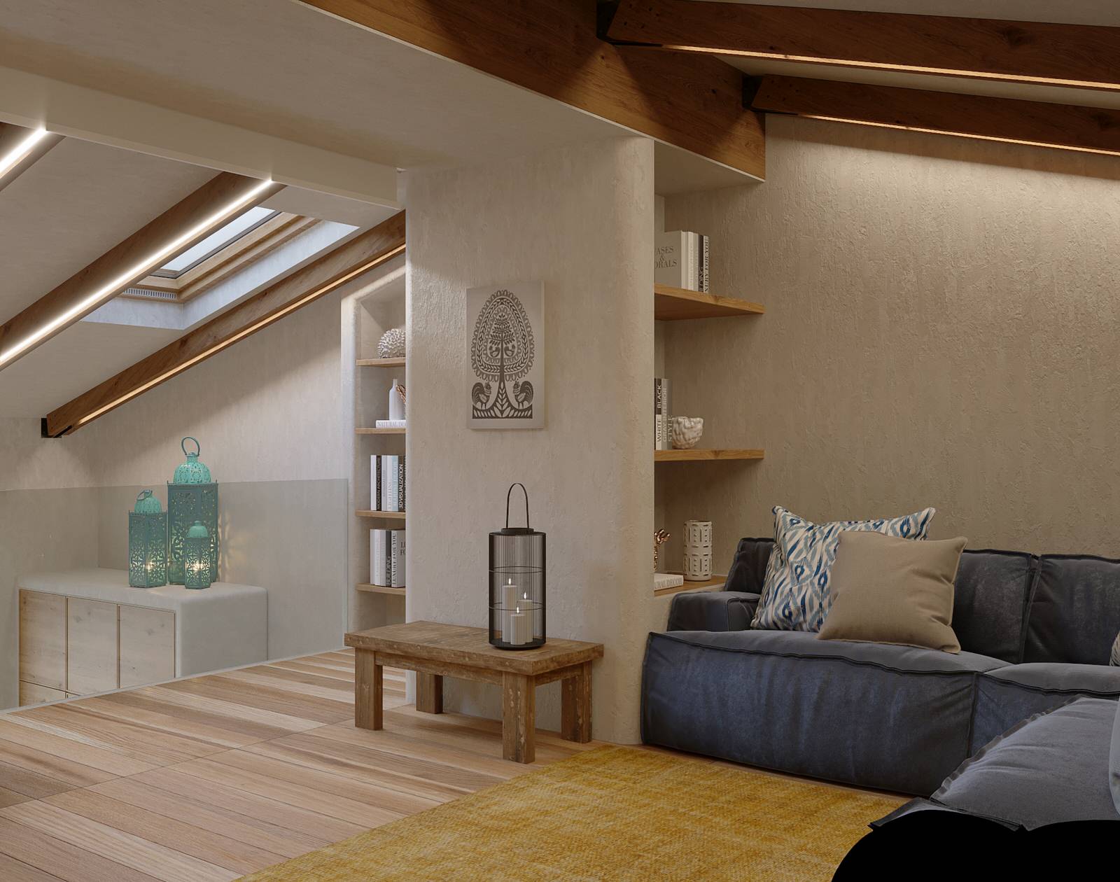 Гостиная. Квартира в ЖК "Ангелово"