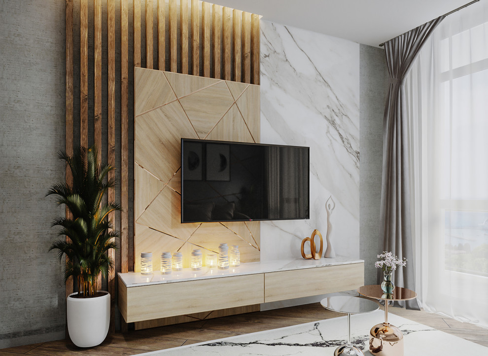 Обложка проекта: 1-ком. кв. ЖК Жилой квартал, г.Сочи, витринный дизайн для продажи