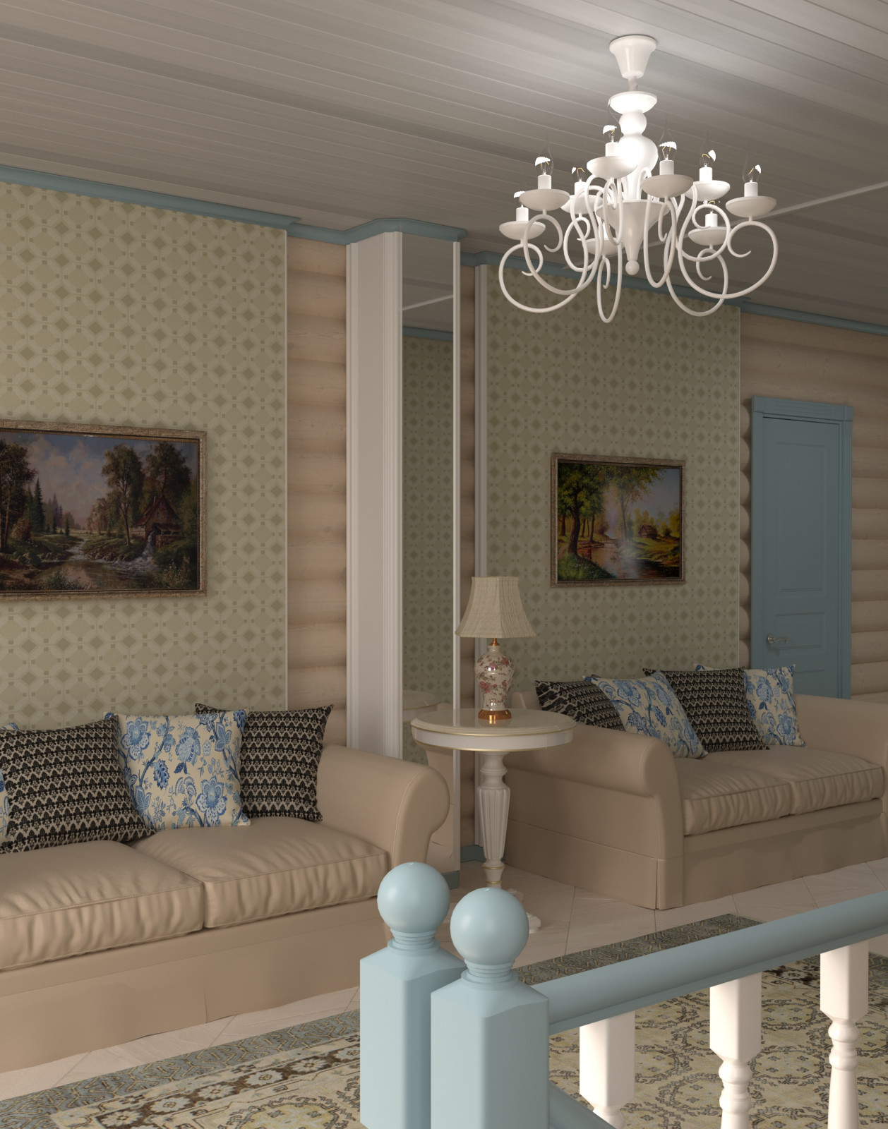 Интерьер жилого дома