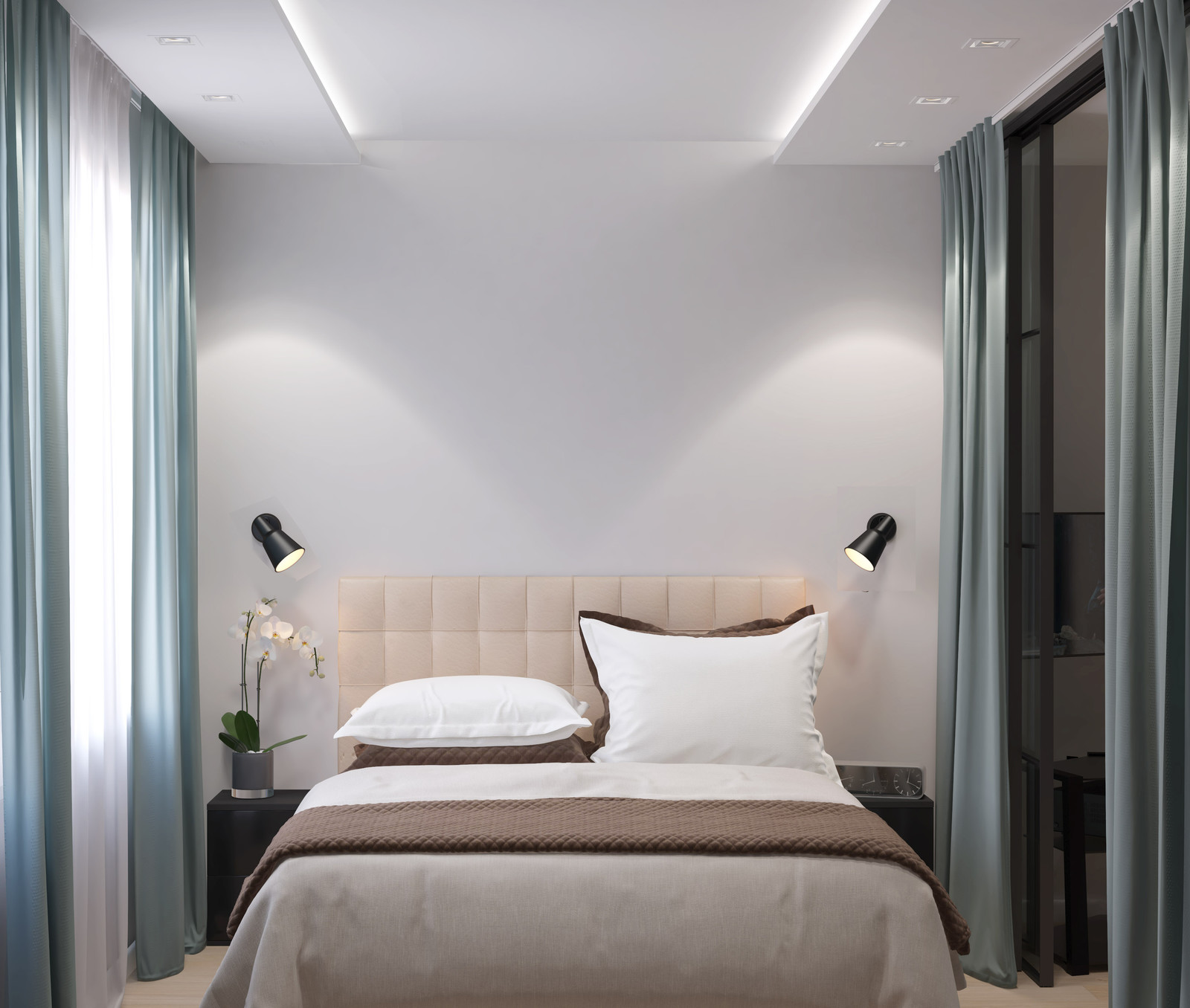 Квартира в современном стиле 47 кв.м. ЖК "Парковые Аллеи"