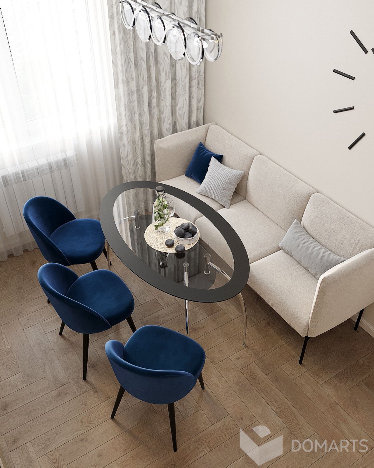 Кухня-гостиная 12,7 м2