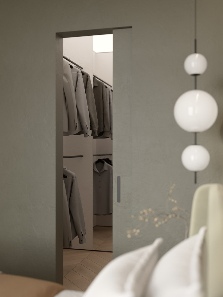 Проект 2-х уровневой квартире в эко-стиле.