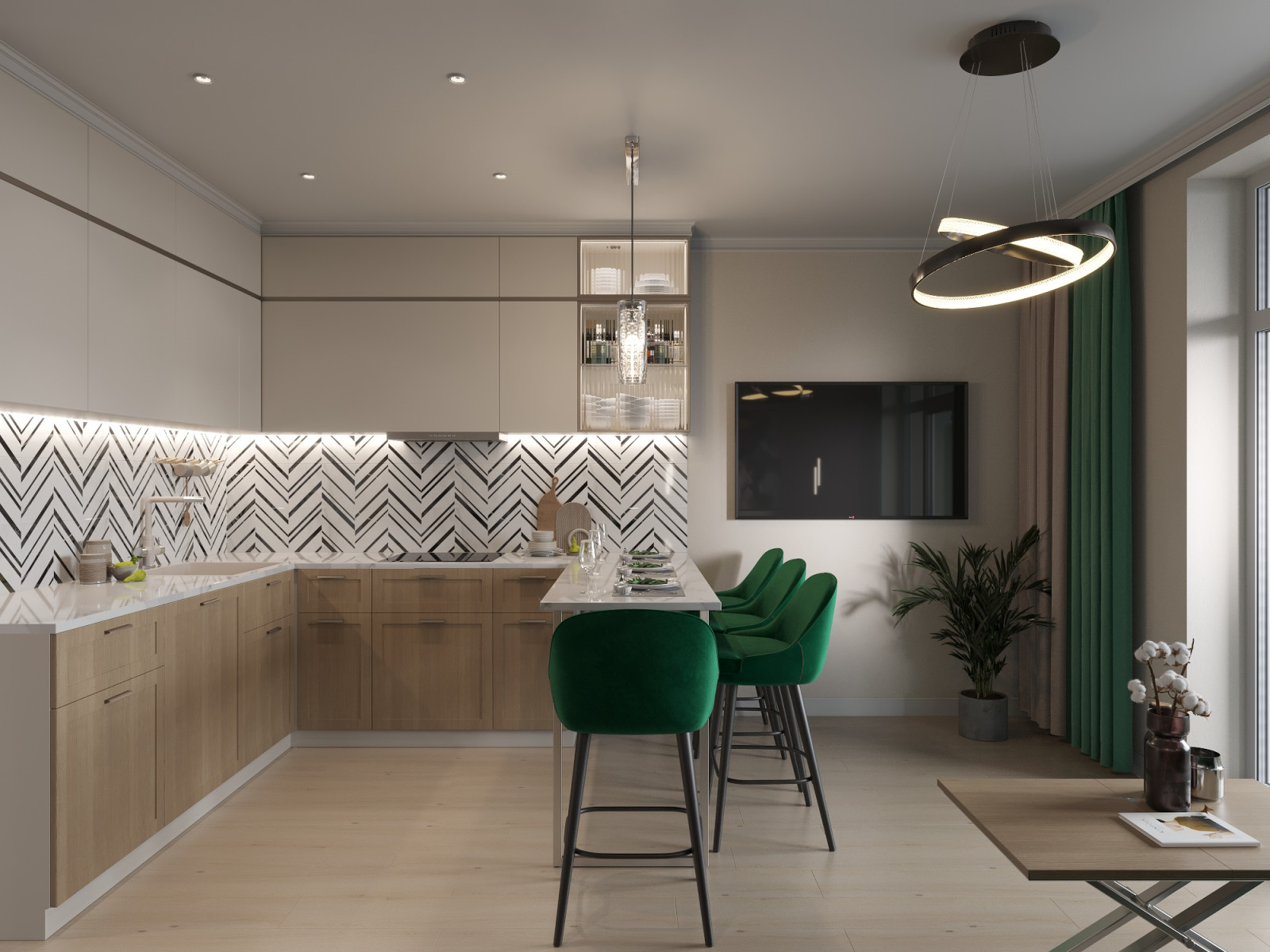 Обложка проекта: 3-х комнатная квартира в Питере