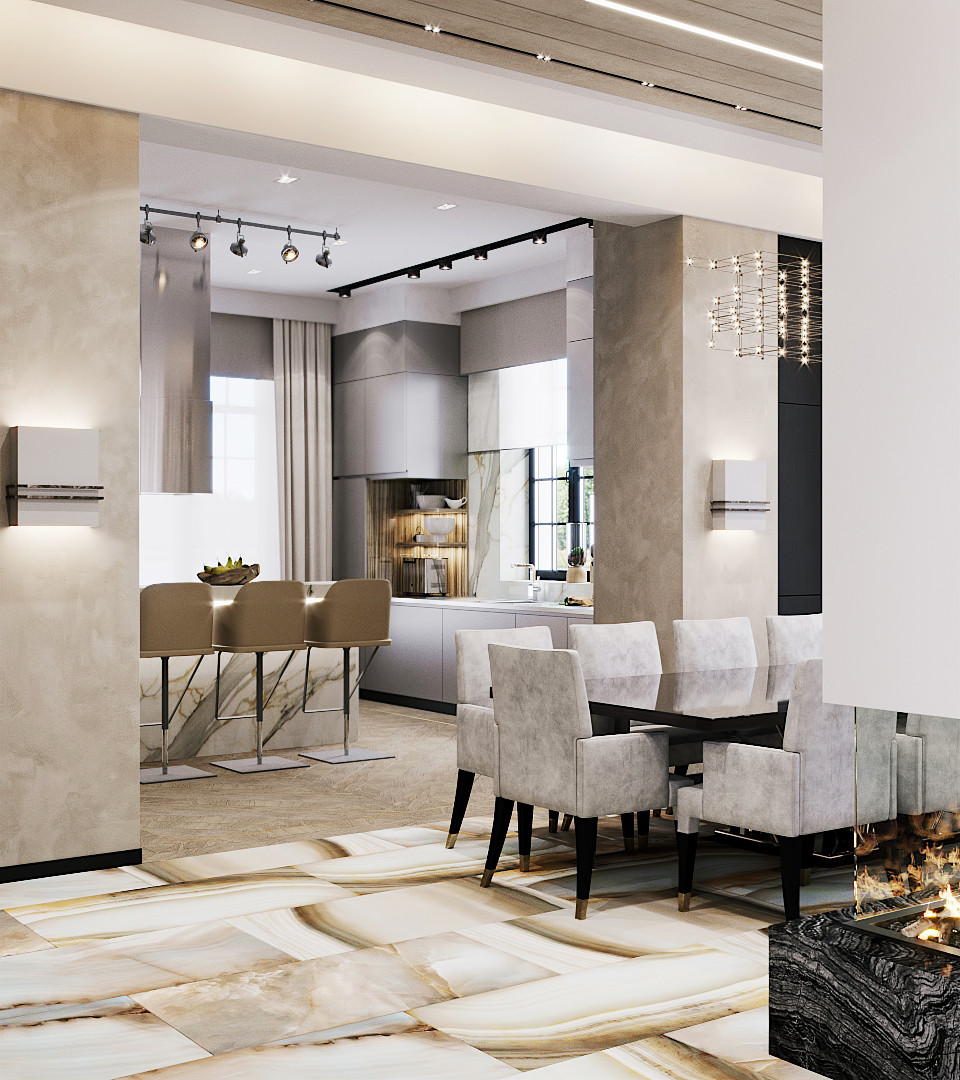 Дизайн-проект интерьера. Усадьба Каменка.