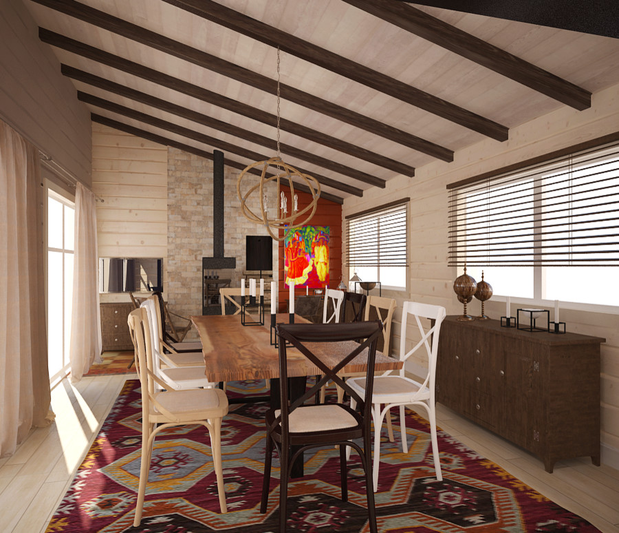 Деревянный дом 310 кв.м.