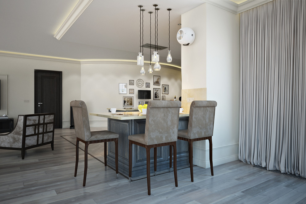 Текстиль на элекроуправляемых карнизах.