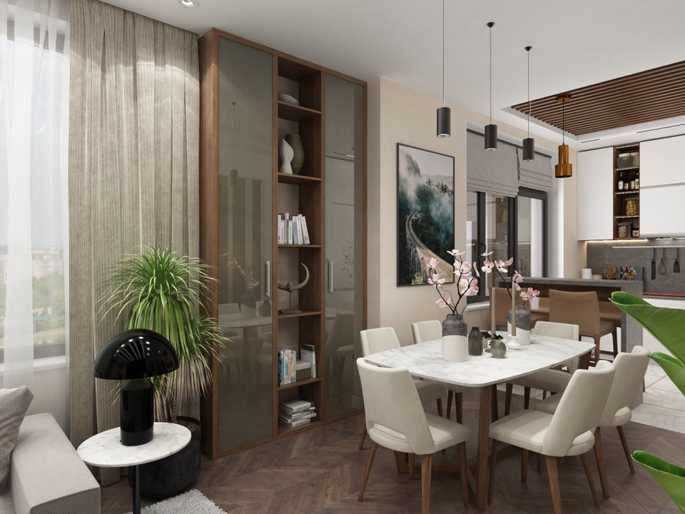 Квартира ЖК Достояние 100 м2 (Современный стиль)