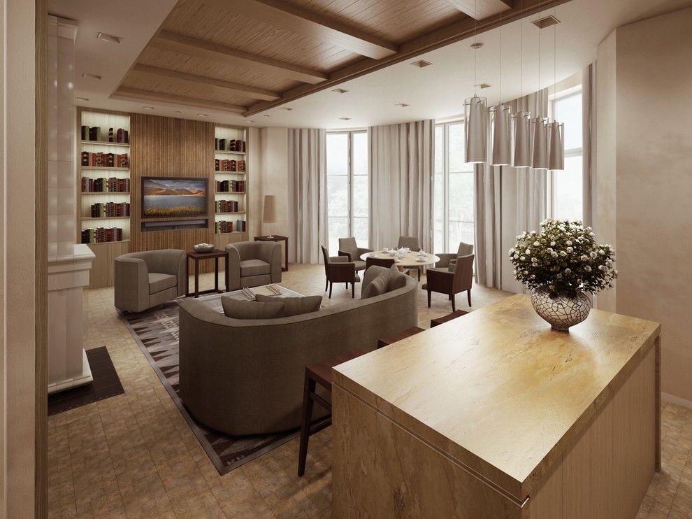 Обложка проекта: House interiors in Rasskazovka village