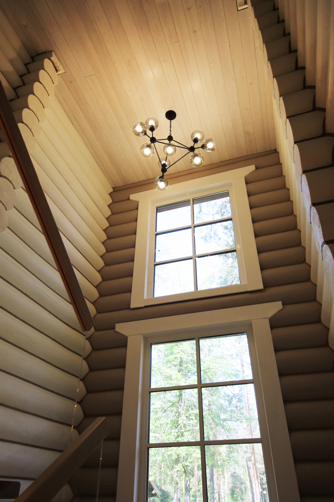 Срубовой коттедж 38 в п.Рощино, Ленинградская обл. Царство-Королевство