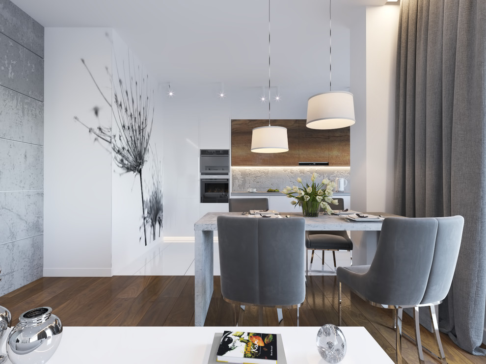 Дизайн студии площадью 86 кв.м в скандинавском стиле