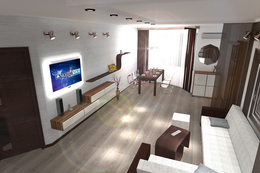 Проект квартиры г. Москва (два варианта)