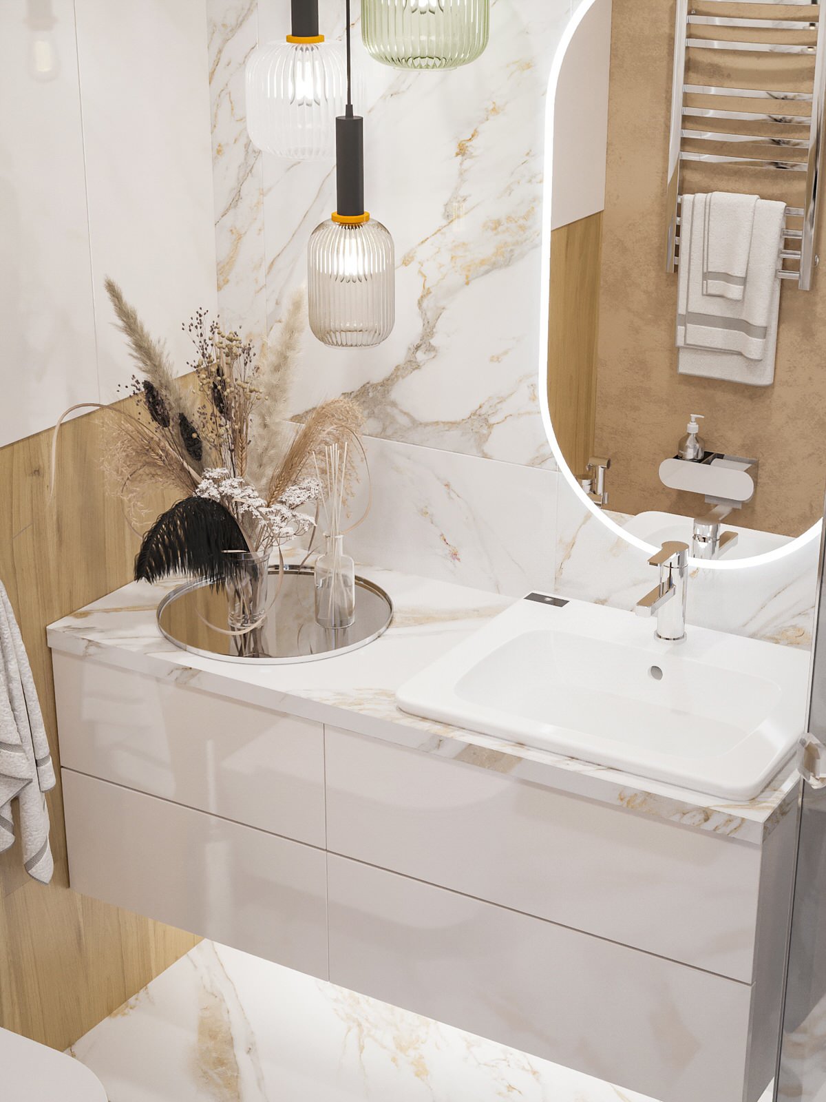 Кухня и ванна в современном стиле!