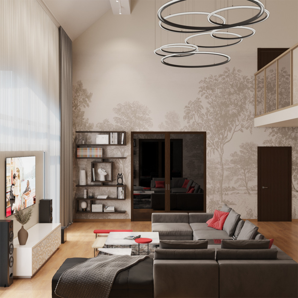 Элегантность гостиной в доме  Юрлово