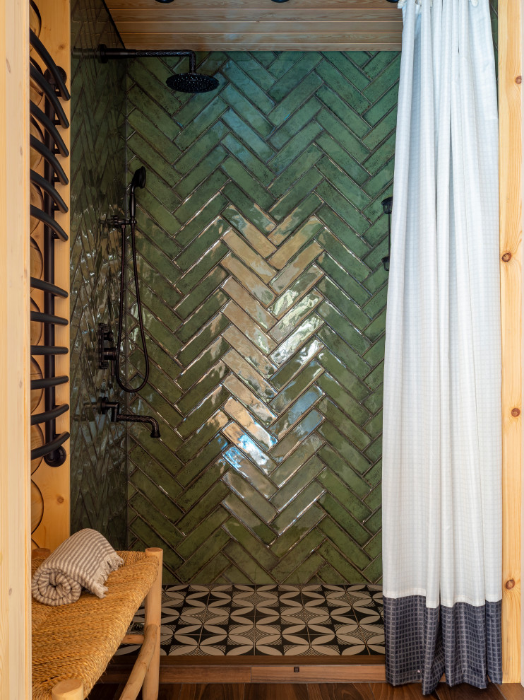 Банный домик с бассейном (фото)