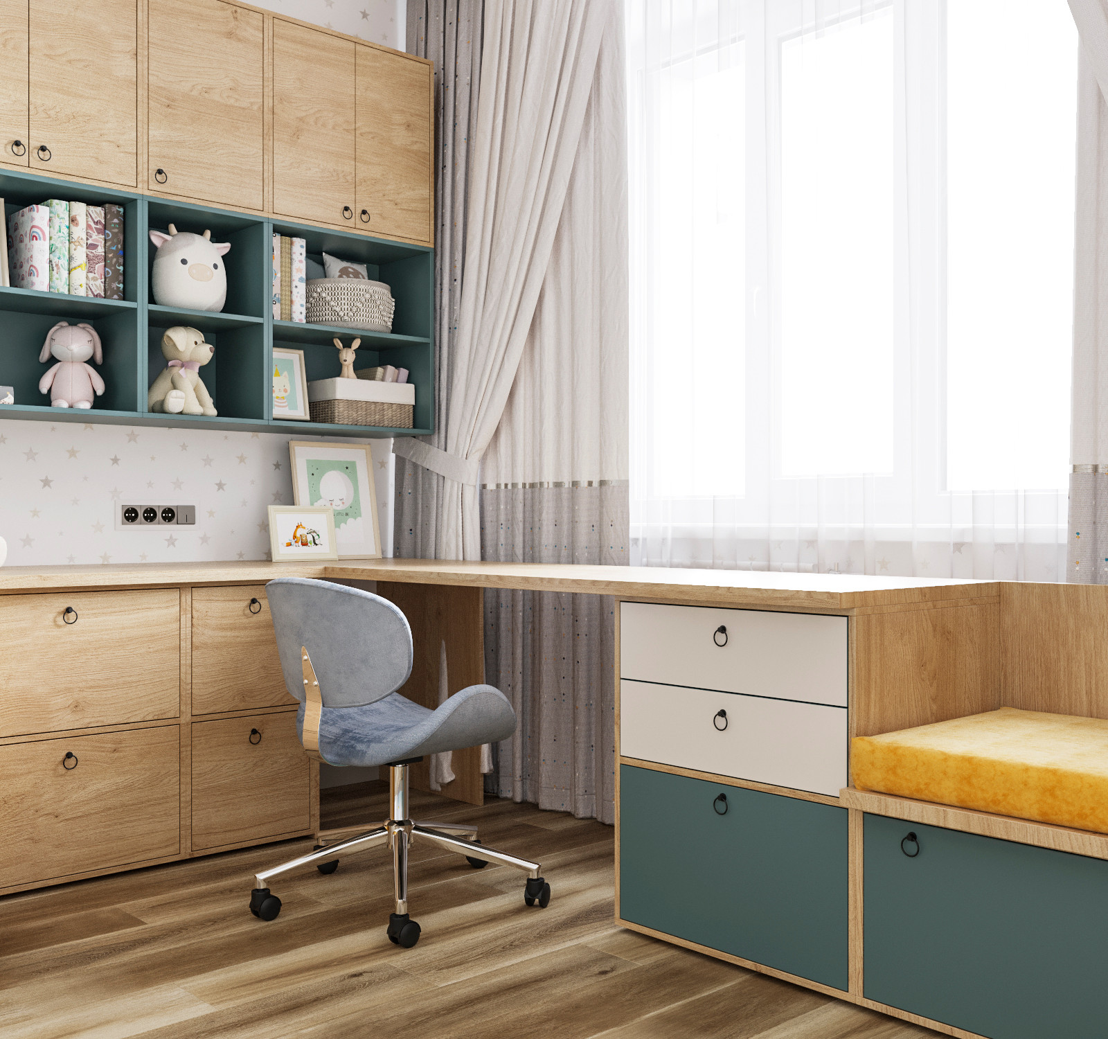 Проект 3-х комнатной квартиры для молодой семьи