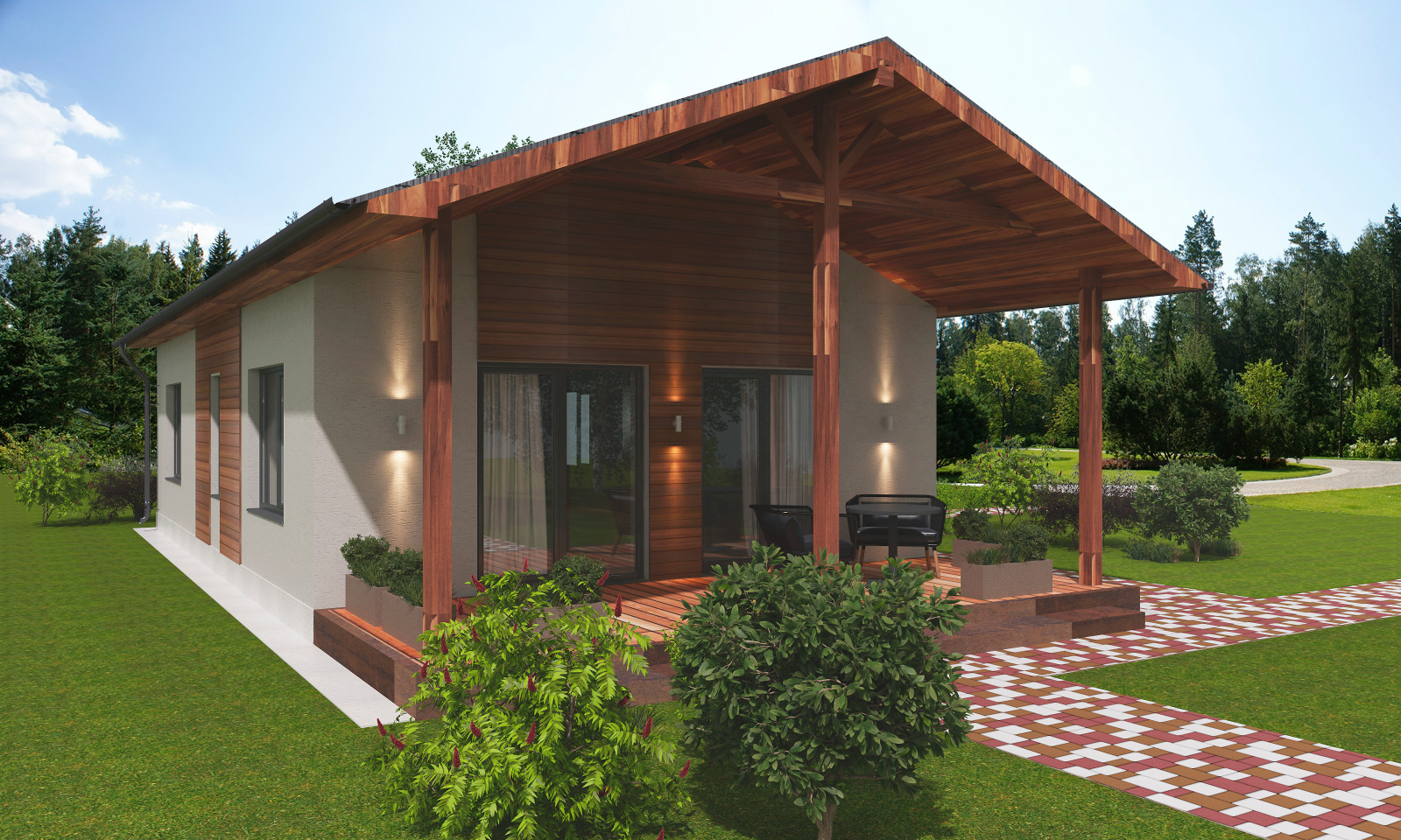 Проекты недорогих домов, для строительной фирмы