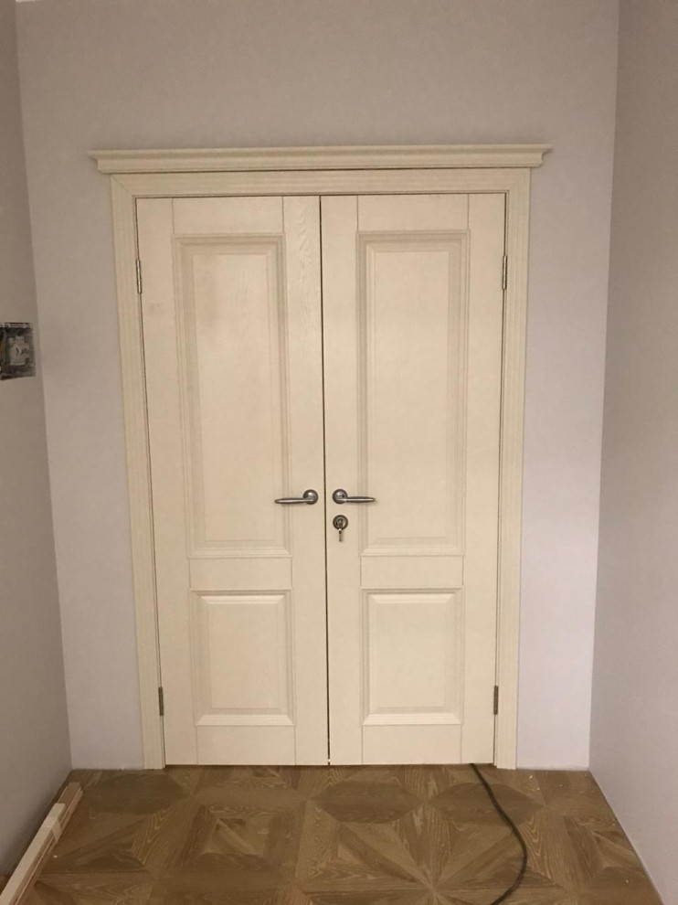 Поставка межкомнатных дверей из дуба, модель "Афина" Слоновая кость