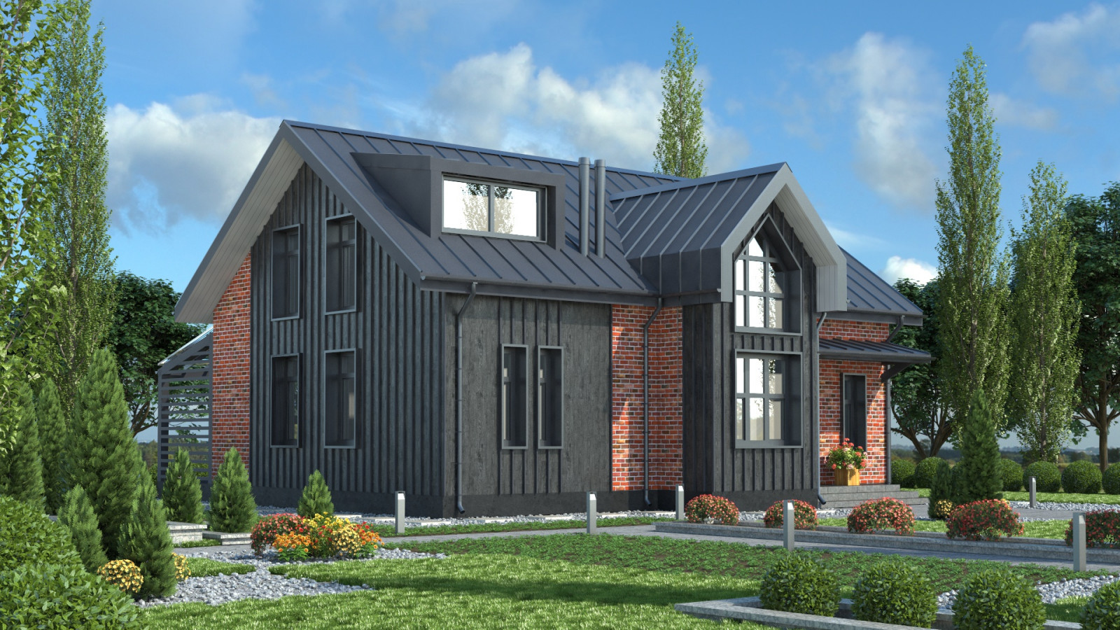 Обложка проекта: КОТТЕДЖ NORD HOUSE