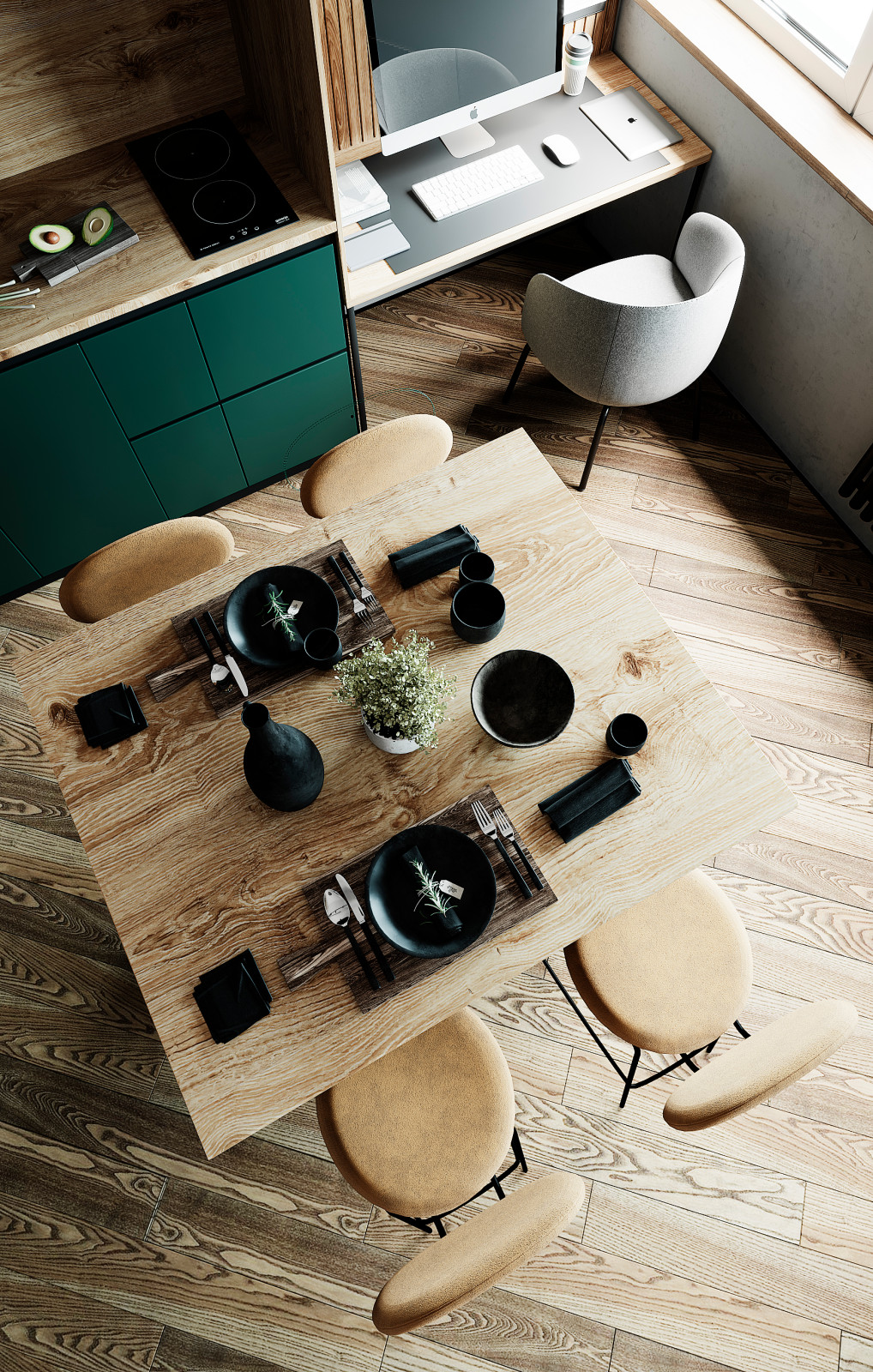 ЖК "Сиреневый парк" 41 м2