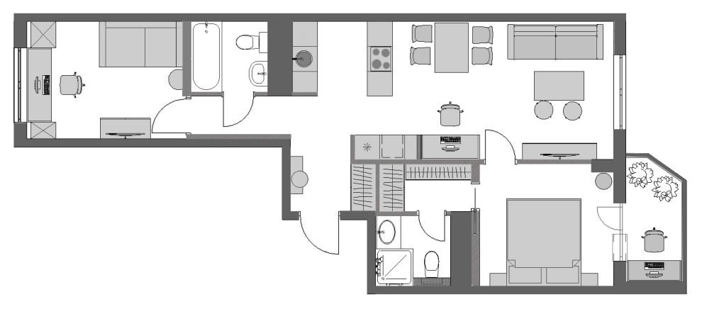 Квартира для кулинарного блогера