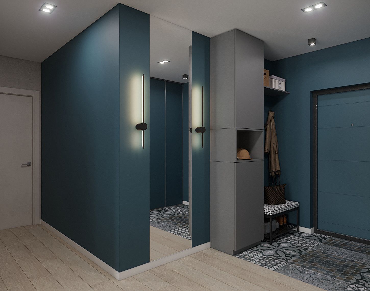 Прихожая в современном стиле