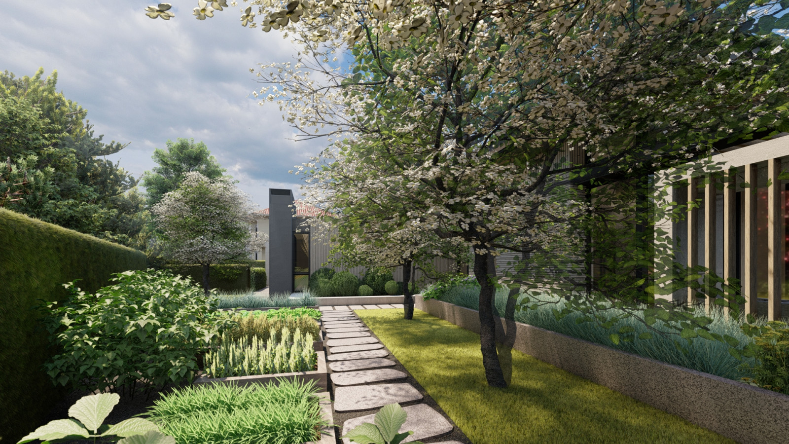 Сад с японским акцентом. Миллениум Парк . 2021 г.