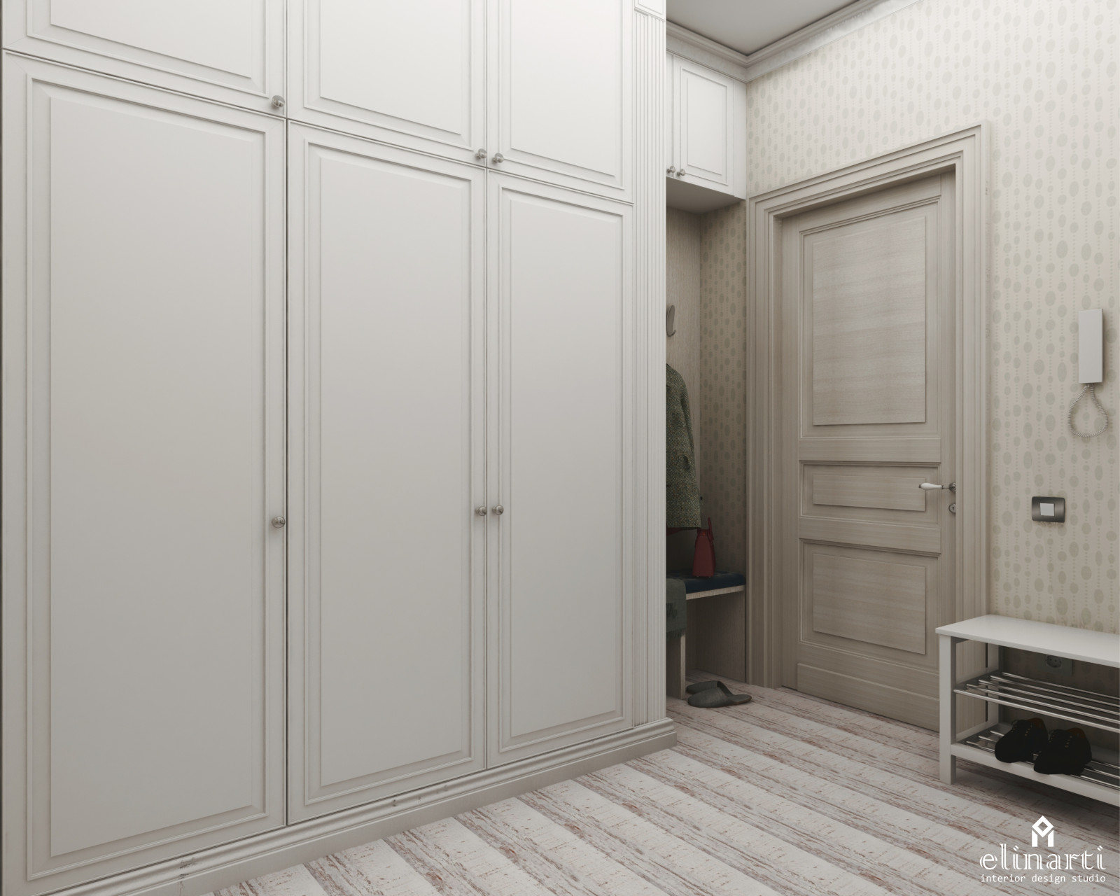 Холл и детская для большой семьи