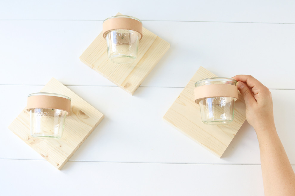 DIY: Декоративные настенные вазы для цветов