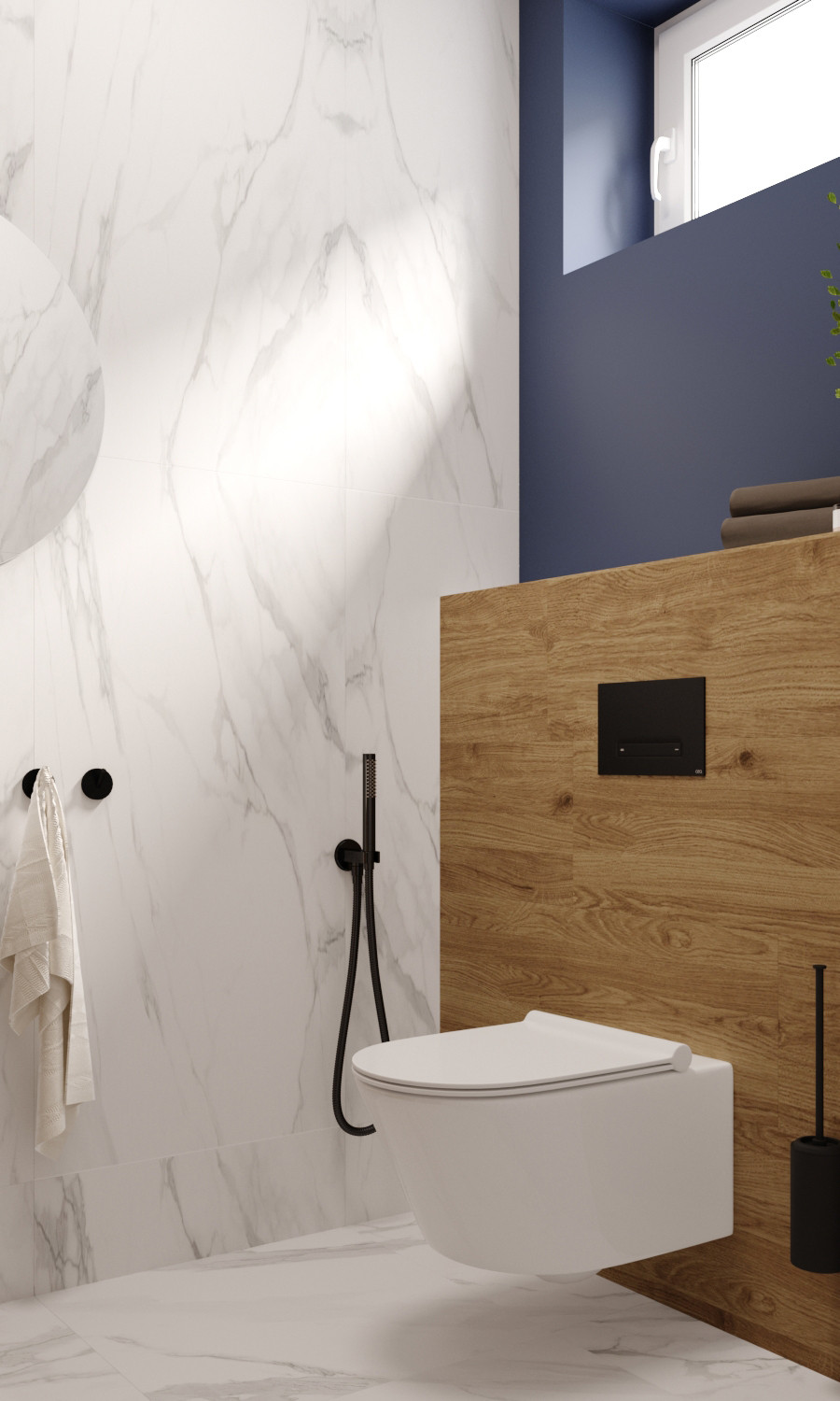 Дизайн проект ванной комнаты г.Котово