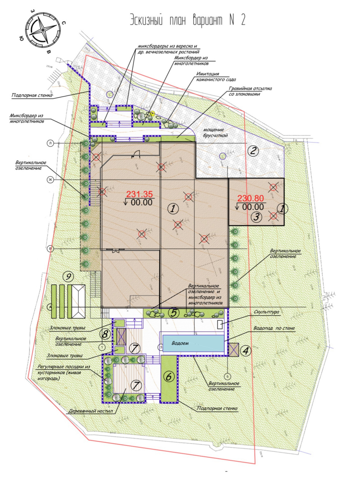 Обложка проекта: 5-ти этажная дача в Ялте